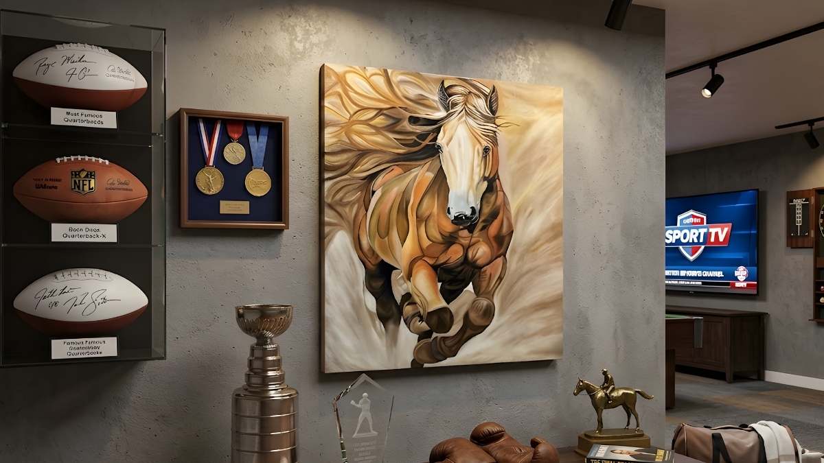 Brown Stallion